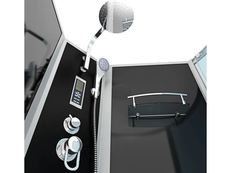 Best Kombination Badewanne Dusche K50-L31-EC Duschtempel 170x100 Einhebelmischer