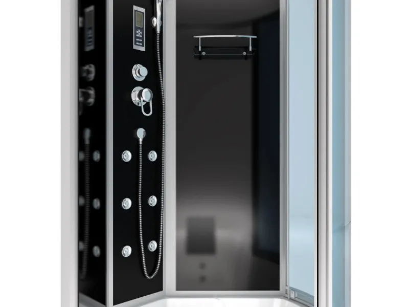 Best Kombination Badewanne Dusche K50-L31-EC Duschtempel 170x100 Einhebelmischer