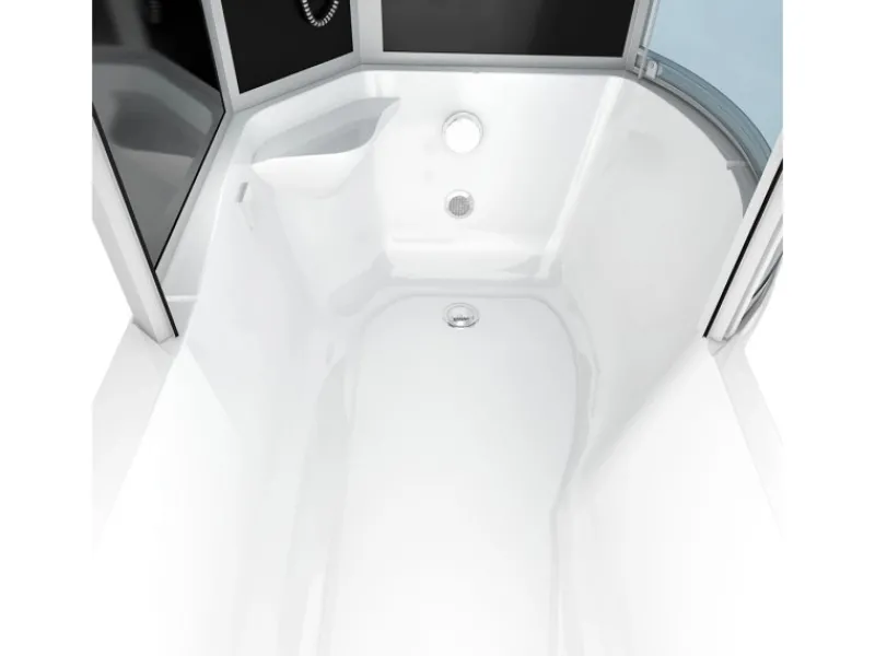 Best Kombination Badewanne Dusche K50-L31-EC Duschtempel 170x100 Einhebelmischer