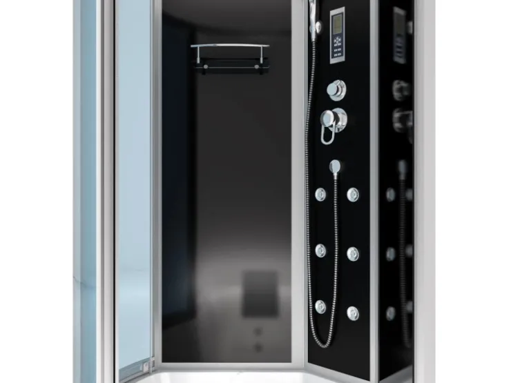 Discount AcquaVapore Kombination Badewanne Dusche K50-R31 Duschtempel 100x170