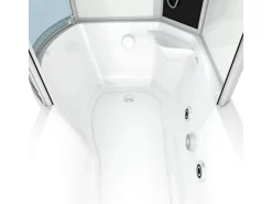 AcquaVapore Einhebelmischer<Kombination Whirlpool Dusche K50-R00-WP Duschkabine Wanne 100x170