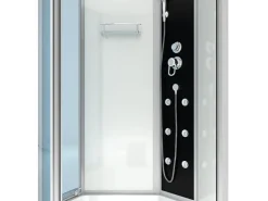 AcquaVapore Einhebelmischer<Kombination Whirlpool Dusche K50-R00-WP Duschkabine Wanne 100x170