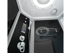 Discount Kombination Whirlpool Dusche K55-L31-WP Duschkabine Wanne 170x100 Einhebelmischer