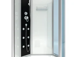 Hot Kombination Whirlpool Dusche K50-L00-WP Duschkabine Wanne 170x100 Einhebelmischer