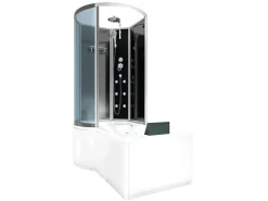 AcquaVapore Kombination Whirlpool Dusche K55-R31-WP-EC Duschkabine Wanne 100x170