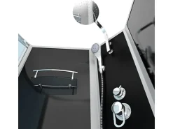 Best AcquaVapore Kombination Whirlpool Dusche K50-R30-WP Duschkabine Wanne 100x170