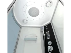 AcquaVapore Einhebelmischer<Kombination Whirlpool Dusche K55-R01-WP-EC Duschkabine Wanne 100x170