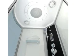 Sale AcquaVapore Kombination Whirlpool Dusche K55-R03-WP-EC Duschkabine Wanne 100x170