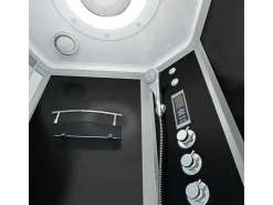 New AcquaVapore Kombination Whirlpool Dusche K55-R33-WP Duschkabine Wanne 100x170
