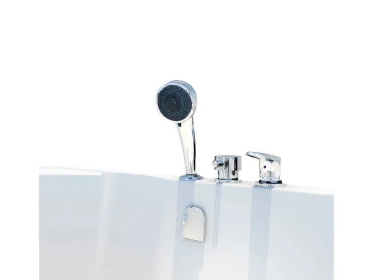 Best AcquaVapore Seniorendusche und Badewanne mit Tür S12D-EH-R-EC Dusche 85x170