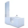 Best AcquaVapore Seniorendusche und Wanne mit Whirlpool S12D-TH-WP-R-EC Dusche 85x170