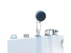 New Seniorendusche und Wanne mit Whirlpool S12D-EH-WP-L Dusche 170x85 Einhebelmischer