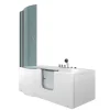 Sale Seniorendusche und Wanne mit Whirlpool S12D-TH-AIR-R Dusche 85x170 Einhebelmischer
