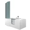 Best AcquaVapore Seniorendusche und Wanne mit Whirlpool S12D-TH-AIR-R-EC Dusche 85x17