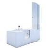 Clearance AcquaVapore Seniorendusche und Wanne mit Whirlpool S12D-TH-WP-L-EC Dusche 170x85