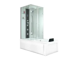 AcquaVapore Einhebelmischer<Whirlpool Dusche Kombination K05-R01-WP Duschtempel 90x180