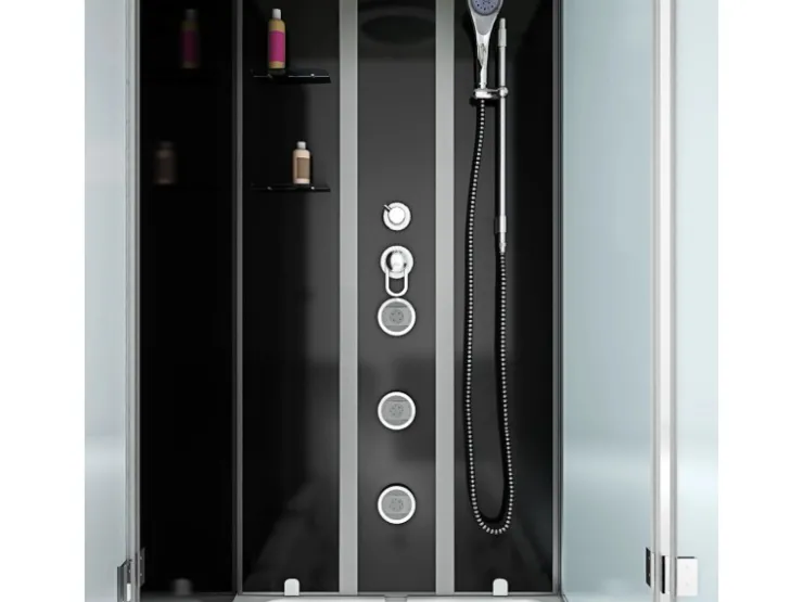 New AcquaVapore Whirlpool Dusche Kombination K05-L30-WP Duschtempel 180x90