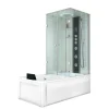Whirlpool Dusche Kombination K05-L03-WP Duschtempel 180x90 Einhebelmischer