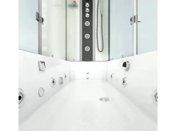 Whirlpool Dusche Kombination K05-L03-WP Duschtempel 180x90 Einhebelmischer