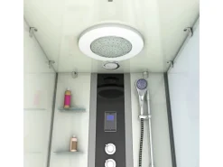 Whirlpool Dusche Kombination K05-L03-WP Duschtempel 180x90 Einhebelmischer
