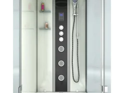 Whirlpool Dusche Kombination K05-L03-WP Duschtempel 180x90 Einhebelmischer