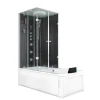 Online AcquaVapore Whirlpool Dusche Kombination K05-R33-WP-EC Duschtempel 90x180