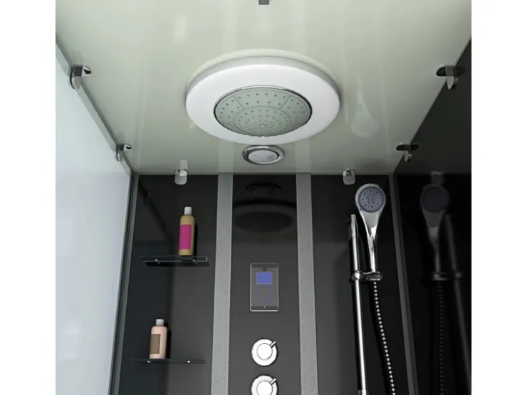 Online AcquaVapore Whirlpool Dusche Kombination K05-R33-WP-EC Duschtempel 90x180