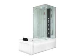 Hot AcquaVapore Whirlpool Dusche Kombination K05-L02-WP-EC Duschtempel 180x90