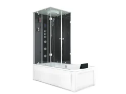 Hot AcquaVapore Whirlpool Dusche Kombination K05-R33-WP Duschtempel 90x180