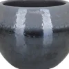 Discount A.H.G. Übertopf Luxa Keramik Ø 18 cm x 16 cm Anthrazit Glasiert