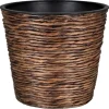 A.H.G. Töpfe<Übertopf mit Wasserhyazinthe Sticking Roll Ø 16 cm x 14 cm Waschbraun
