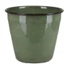Online A.H.G. Metall-Topf mit Ablaufstopfen Ø 17 cm cm x 14 cm Grün