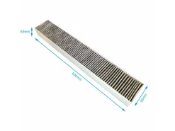 AIR2GO Unterbauhauben|Dunstabzugshauben-Filter<Aktivkohlefilter für Bosch 17000822 und HEZ381700 CleanAir