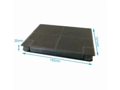 Sale Aktivkohlefilter für Smeg KITFC142 2 Stück Tischhauben|Unterbauhauben