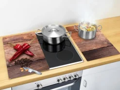 Allstar Herdabdeckungen|Kochfelder<Glasabdeckplatten Pepper für Glaskeramik-Kochfelder 2er-Set