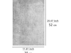 Allstar Schneidebretter|Küchenhelfer<Herdabdeckplatte für Glaskeramikkochfelder 30 cm x 52 cm 2 Stück Beton