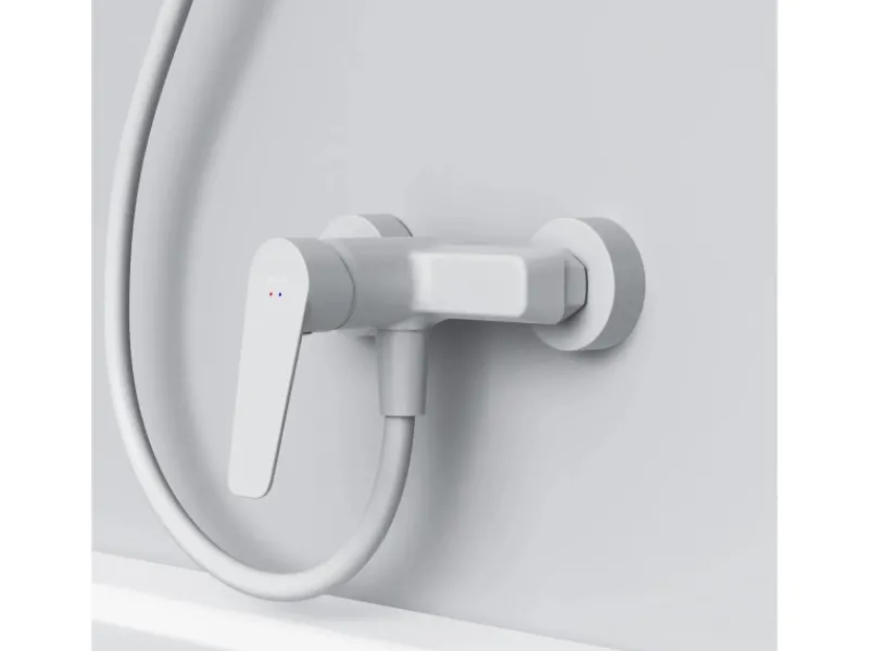 AM.PM Einhebel-Duscharmatur Gem Brausearmatur aus Messing, Brausebatterie Wasserhahn Bad FTA20033 Einhebelmischer