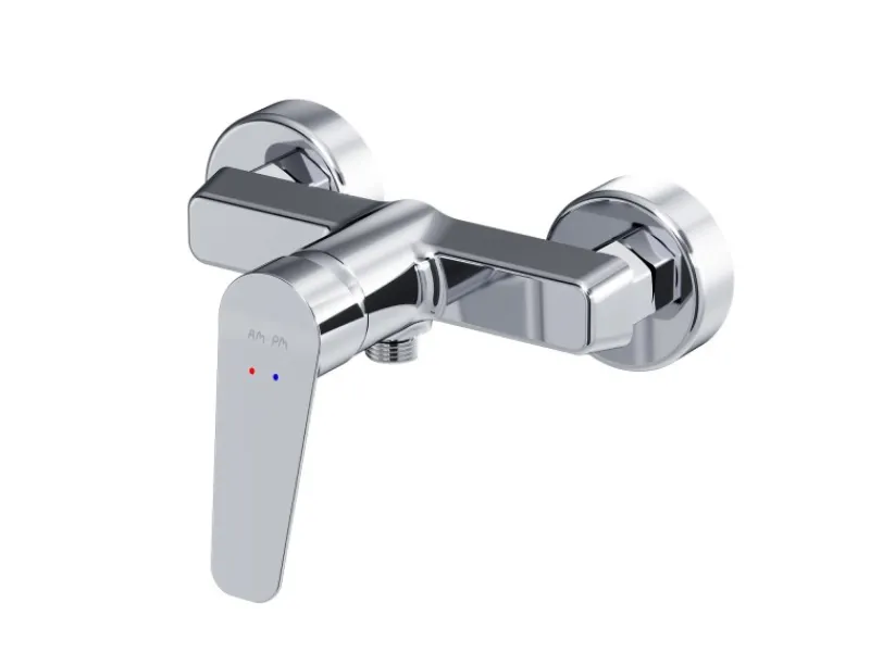 Outlet AM.PM Einhebel-Duscharmatur Hit Brausearmatur aus Messing, Brausebatterie Wasserhahn Bad FTA20000 Einhebelmischer