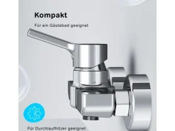 Outlet AM.PM Einhebel-Duscharmatur X-Joy S Brausearmatur aus Messing, Brausebatterie Wasserhahn Bad FXB20000   Chrom