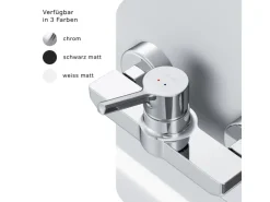 Outlet AM.PM Einhebel-Duscharmatur X-Joy S Brausearmatur aus Messing, Brausebatterie Wasserhahn Bad FXB20000 Chrom