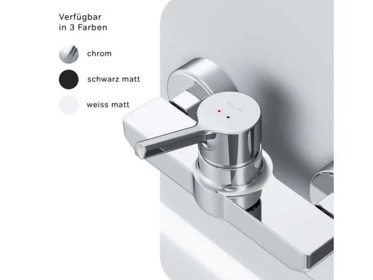 Outlet AM.PM Einhebel-Duscharmatur X-Joy S Brausearmatur aus Messing, Brausebatterie Wasserhahn Bad FXB20000 Chrom