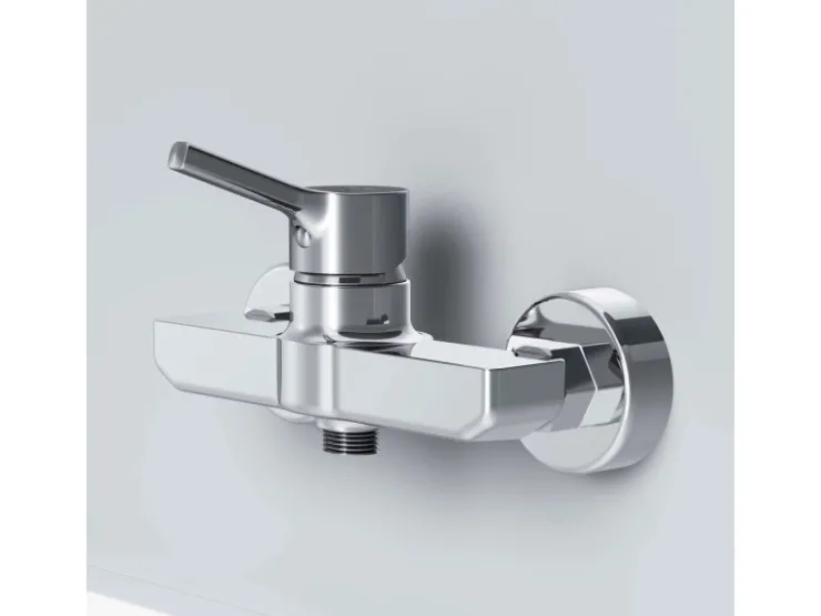 Outlet AM.PM Einhebel-Duscharmatur X-Joy S Brausearmatur aus Messing, Brausebatterie Wasserhahn Bad FXB20000 Chrom