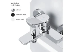 Outlet AM.PM Einhebel-Wannenarmatur / Brausearmatur,  Wasserhahn Bad, Wannenbatterie FXA10000 X-Joy Aufputz Einhebelmischer