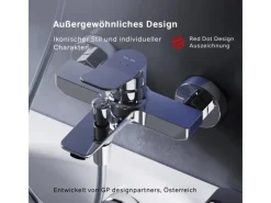 Outlet AM.PM Einhebel-Wannenarmatur / Brausearmatur,  Wasserhahn Bad, Wannenbatterie FXA10000 X-Joy Aufputz Einhebelmischer