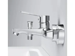 Outlet AM.PM Einhebel-Wannenarmatur / Brausearmatur,  Wasserhahn Bad, Wannenbatterie FTA10000 Hit Aufputz Chrom