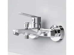 Outlet AM.PM Einhebel-Wannenarmatur / Brausearmatur,  Wasserhahn Bad, Wannenbatterie FTA10000 Hit Aufputz Chrom