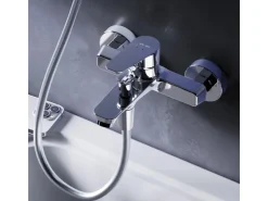 Outlet AM.PM Einhebel-Wannenarmatur / Brausearmatur,  Wasserhahn Bad, Wannenbatterie FTA10000 Hit Aufputz Chrom