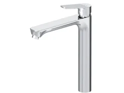 Outlet AM.PM Waschtischarmatur mit hohem Auslauf Hit Wasserhahn Bad aus Messing, Mischbatterie FTA92000 Chrom