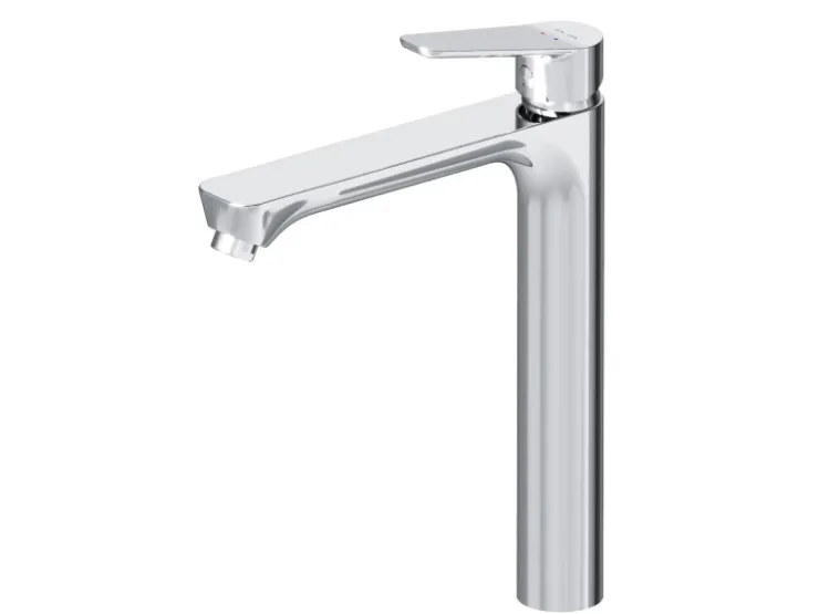 Outlet AM.PM Waschtischarmatur mit hohem Auslauf Hit Wasserhahn Bad aus Messing, Mischbatterie FTA92000 Chrom