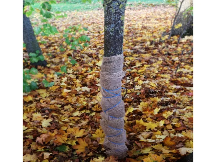 New Aquagart 15m x 1m Jutegewebe 105g/m² Jutematte Gartenjute Jute Stoff Sackleinen Juteband